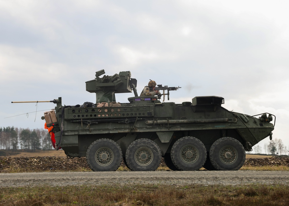 2nd Cavalry Regiment Stryker Live Fire and Medical Scenarios