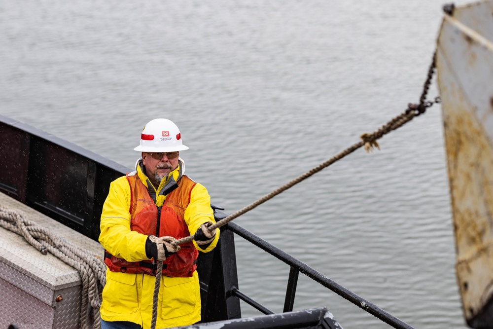 U.S. Army Corps Of Engineers support debris removal operations