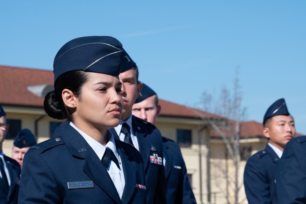 U.S. Air Force Officer Trainees Perform Graduation Ceremony