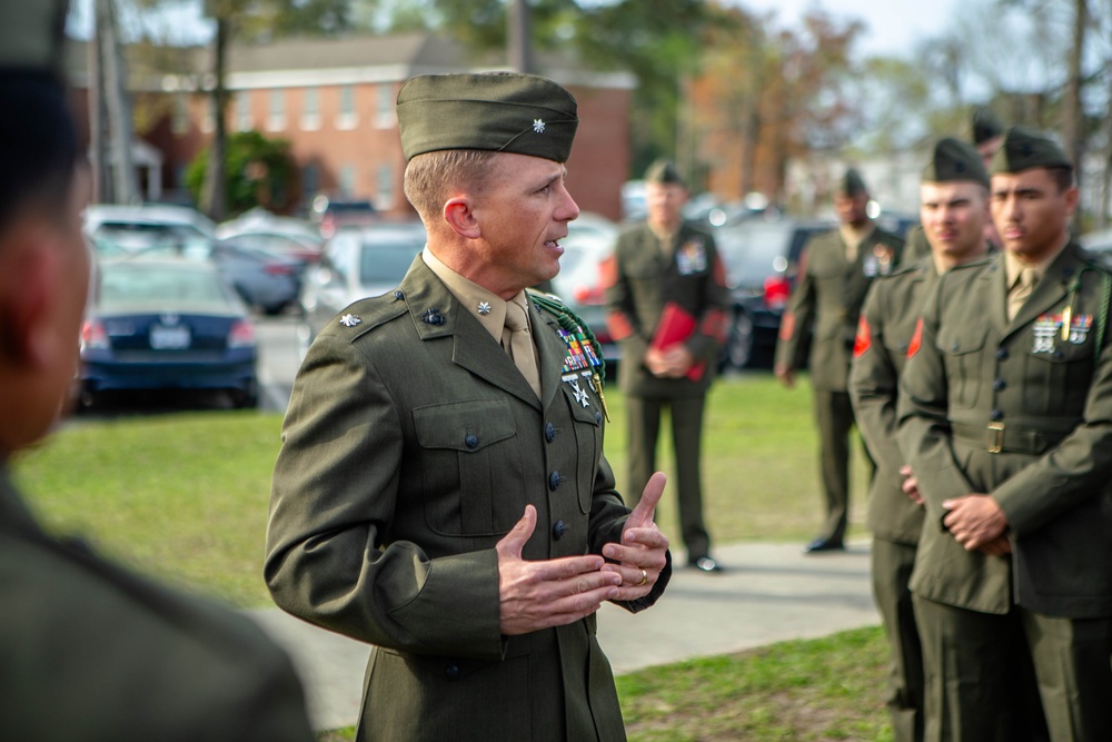 DVIDS - Images - 2d Battalion, 6th Marines conduct French Fourragere ...