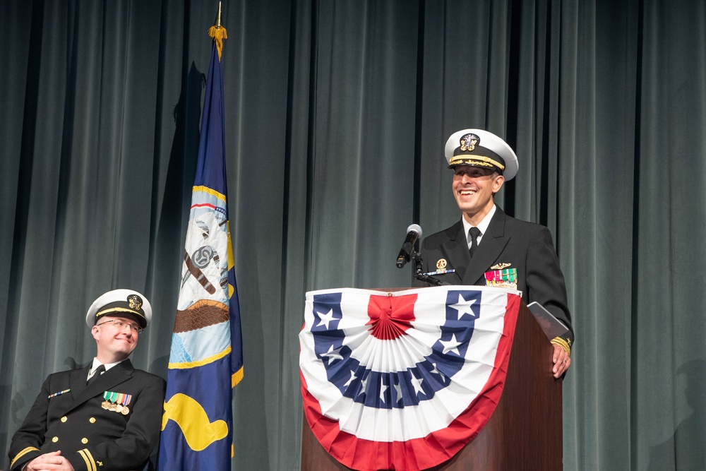 USS Michigan Gold Holds Change of Command Ceremony