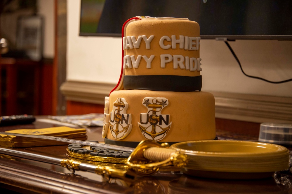 USS Carl Vinson (CVN70) Celebrates the Chief Petty Officer's birthday