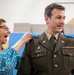 Newly promoted CPT Mike Hartley was appointed into the Chaplain corps during a ceremony