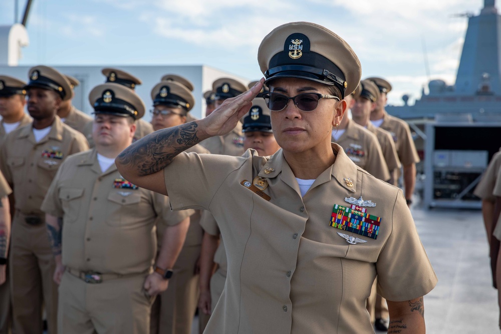 Makin Island Chief Mess Celebrate 131st Chief Petty Officer Birthday