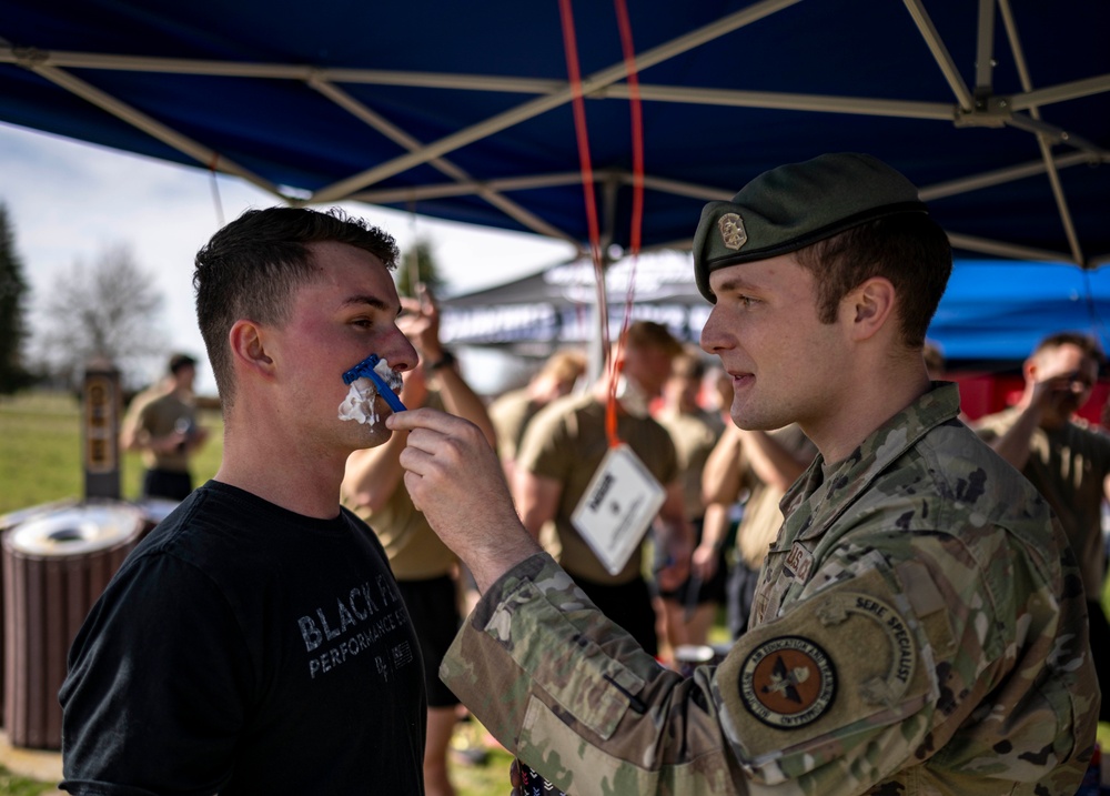 Members of Fairchild AFB Participate in the Annual Moustache Dash