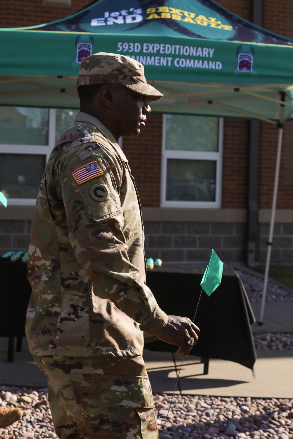 593rd ESC holds opening ceremony for SAAPM month