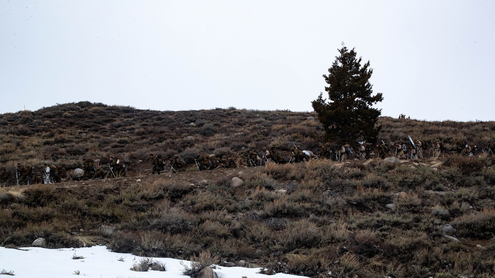 3rd Battalion, 6th Marine Regiment, 2d Marine Division conduct an 8k movement