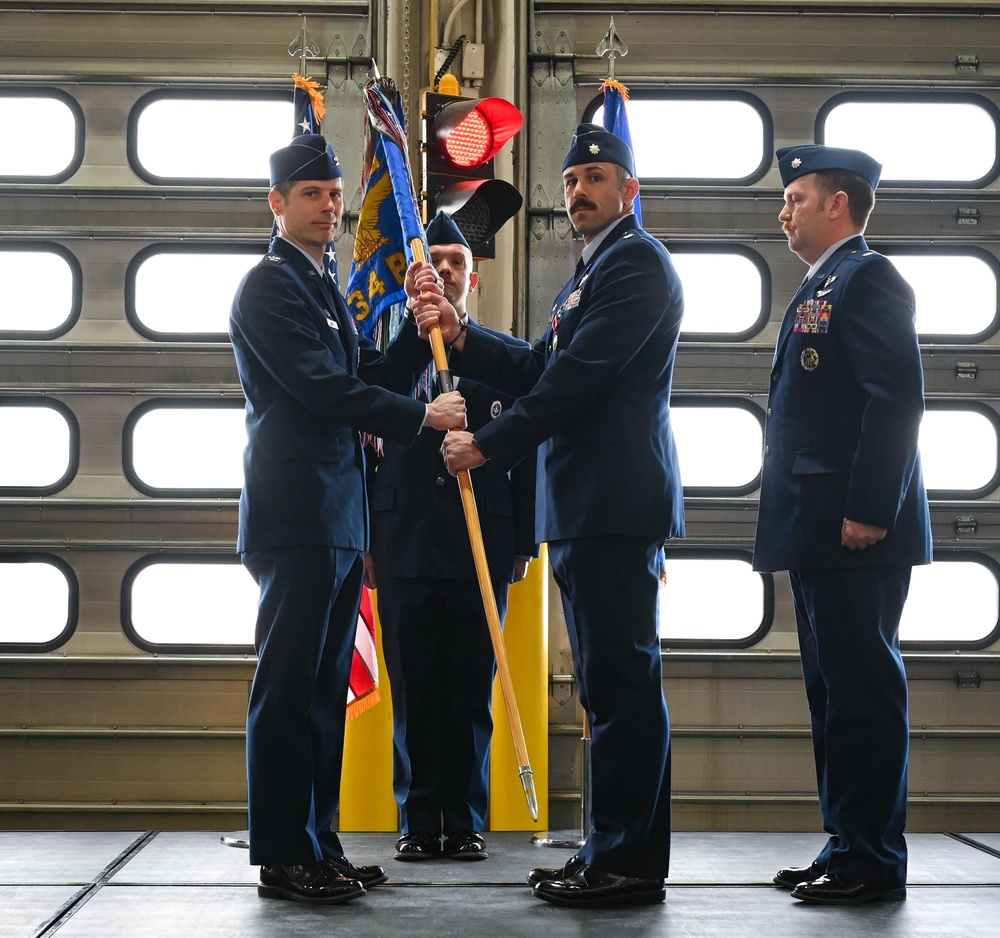 34th Bomb Squadron Change of Command Ceremony