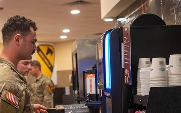 254 Blend now brewing hot cups of coffee for Soldiers at Fort Cavazos