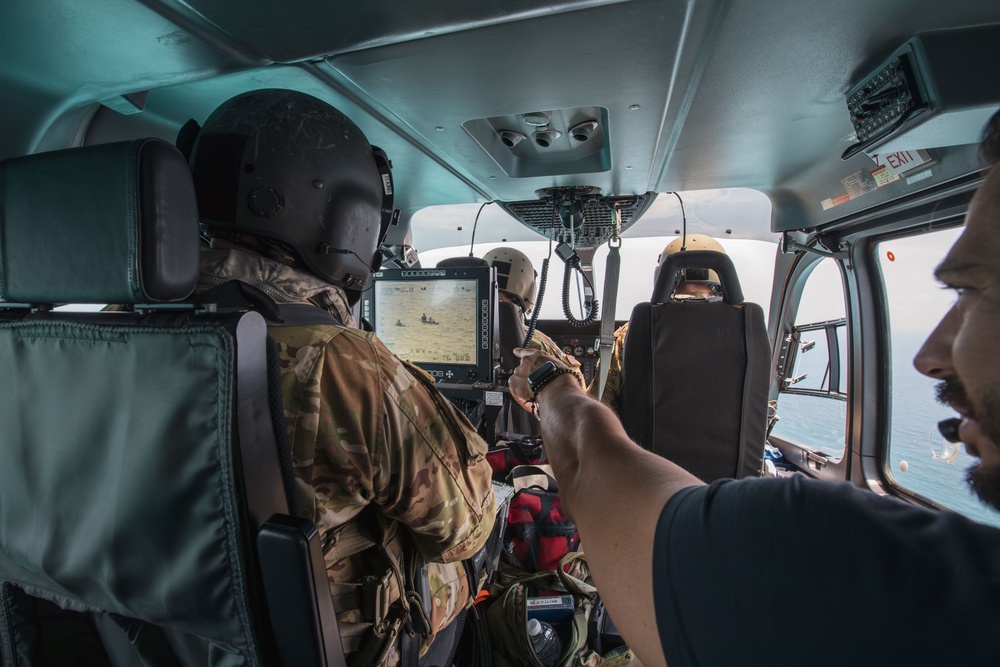 Air assets keep watchful eye over Florida coastline