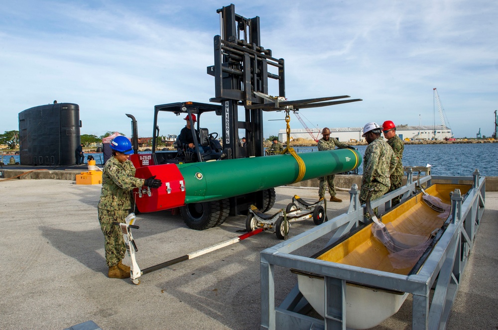 SUBPAC Attends Weapons Handing Evolution on Naval Base Guam