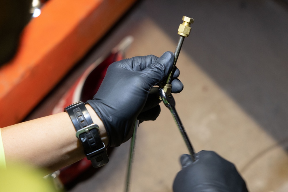 Navy Contractors Conduct Soil Vapor Monitoring