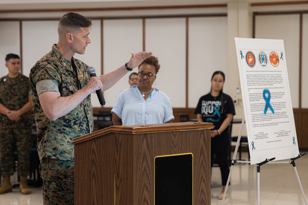 One Is Too Many: MCBH Leaders Participate in SAAPM Proclamation Signing Ceremony