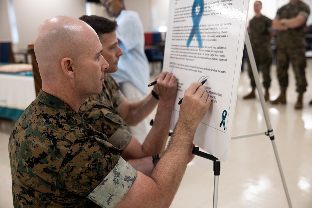 One Is Too Many: MCBH Leaders Participate in SAAPM Proclamation Signing Ceremony