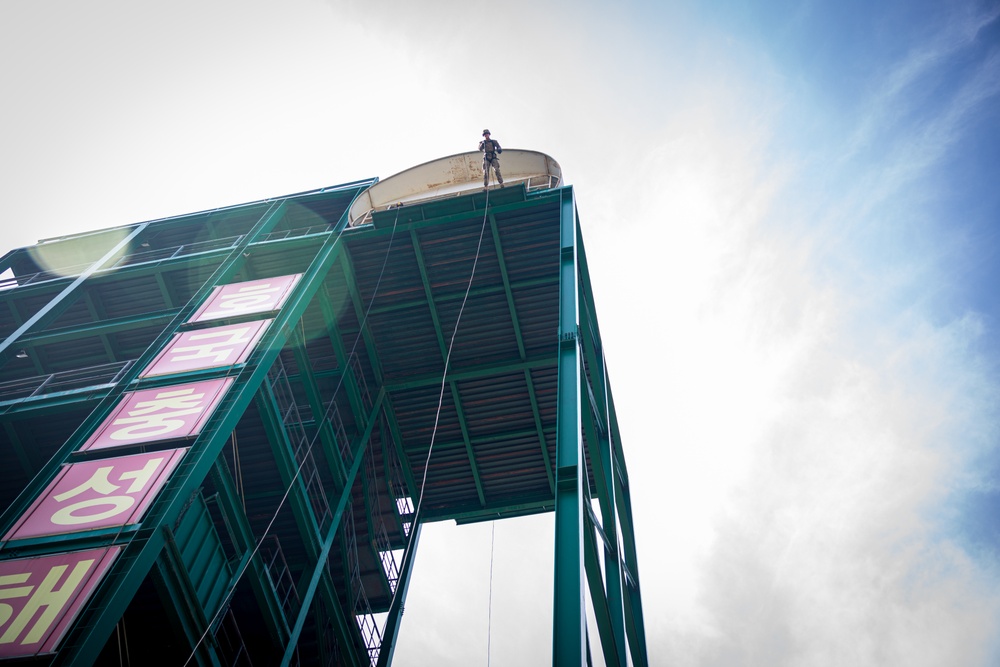 Warrior Shield 24: U.S. Marines Execute Rappel training