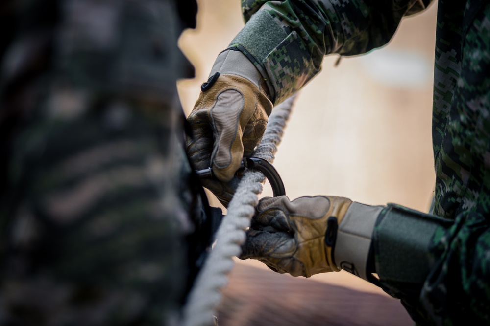 Warrior Shield 24: U.S. Marines Execute Rappel training