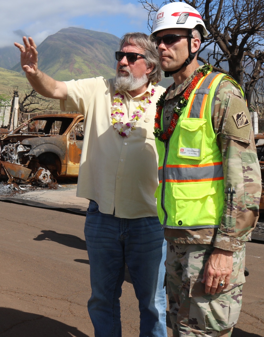 U.S. Representatives get updates on Hawaii wildfires debris removal mission status from USACE, federal partners