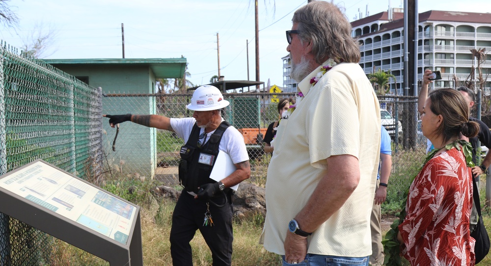 U.S. Representatives get updates on Hawaii wildfires debris removal mission status from USACE, federal partners