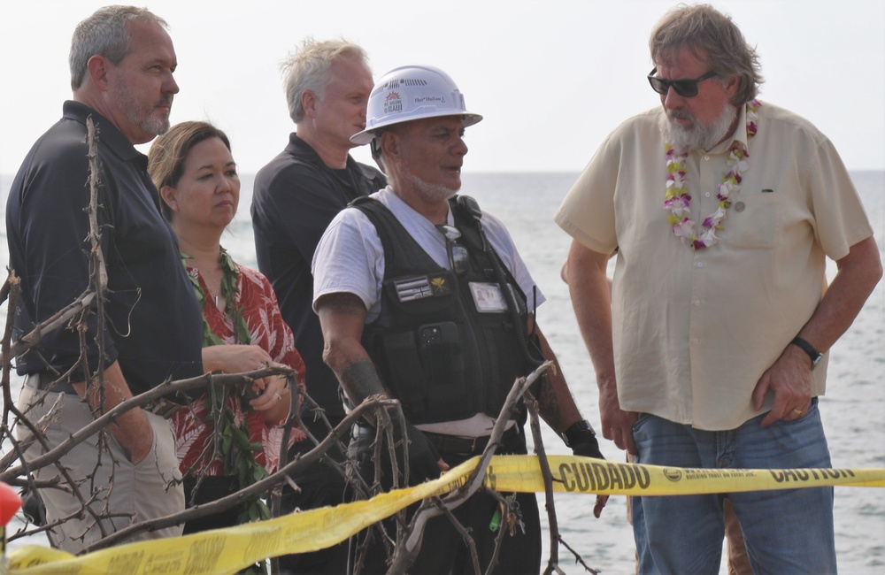 U.S. Representatives get updates on Hawaii wildfires debris removal mission status from USACE, federal partners