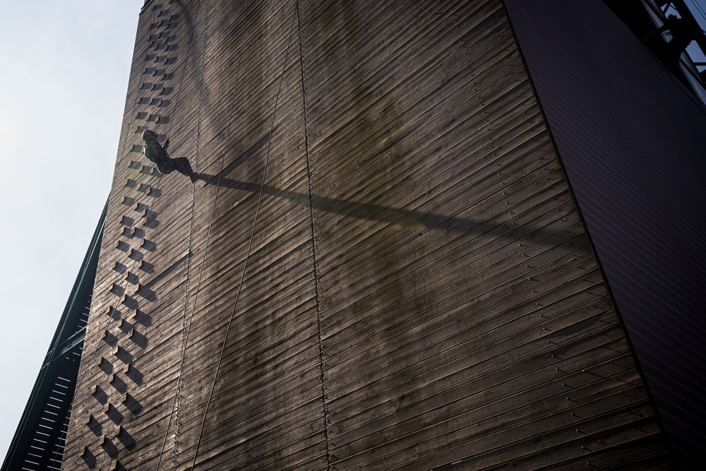 Warrior Shield 24: U.S. Marines Execute Rope and Rappel training