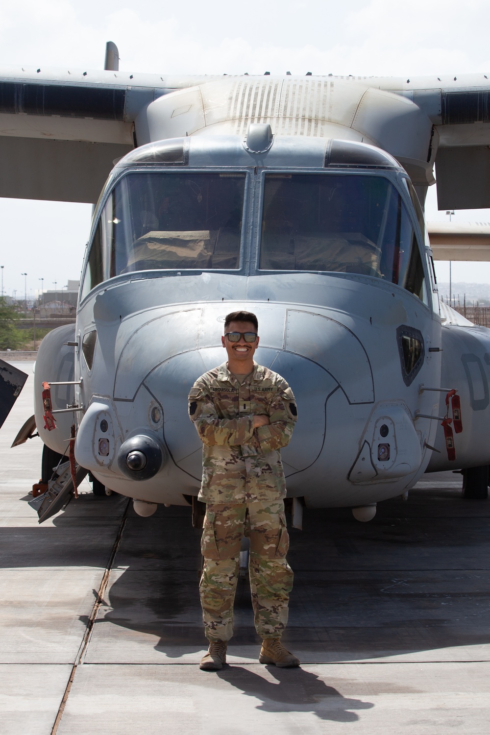 Flying high! Task Force Paxton promotes two Soldiers on flight line