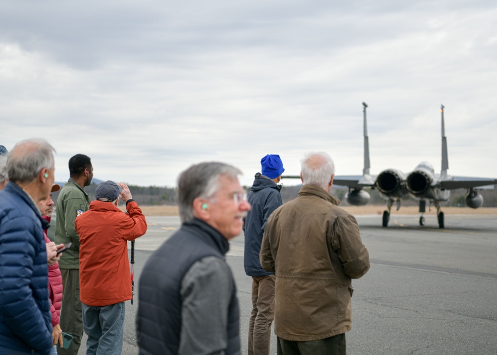 104th Fighter Wing hosts key community members for base tour