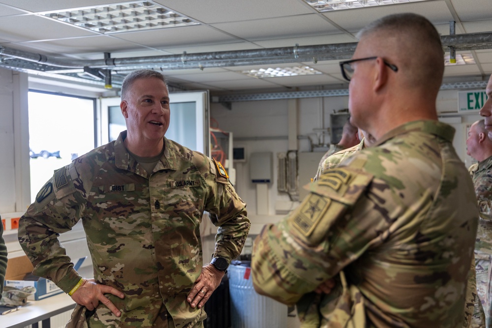 Lt. Gen. Paul Chamberlain Visits Grafenwoehr Training Area