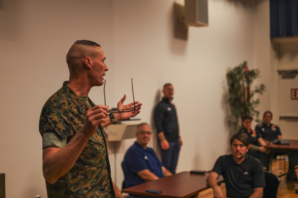 MCLB Albany welcomes the U.S. Armed Forces Soccer Teams