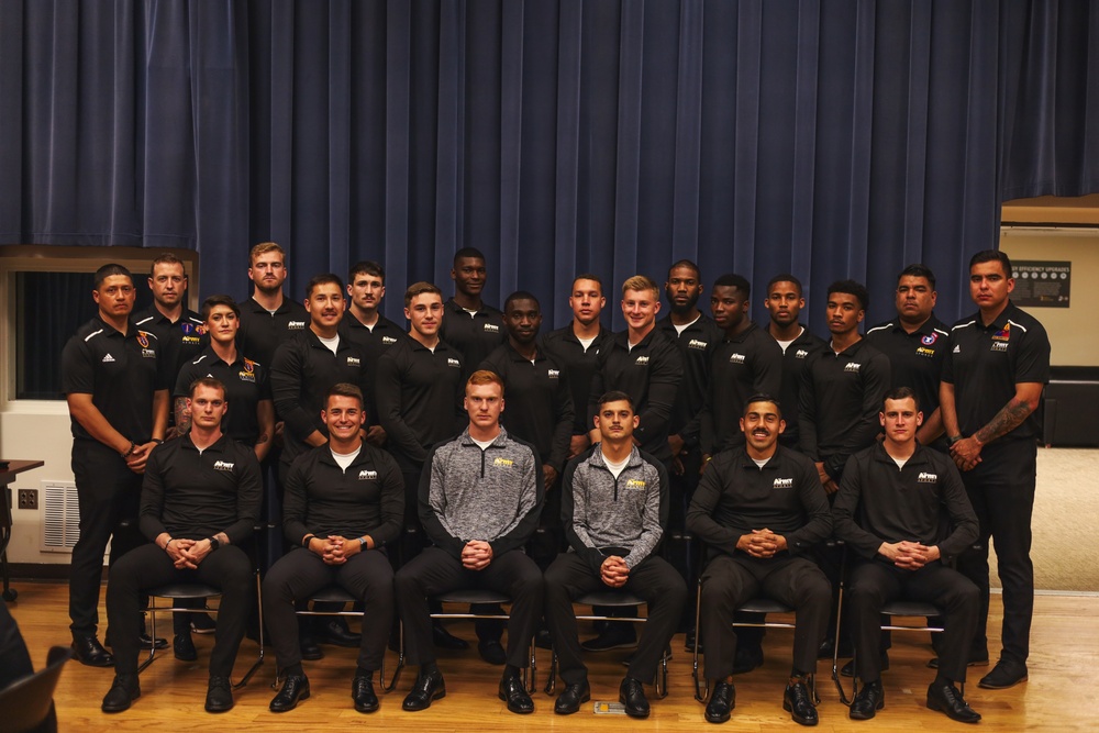 MCLB Albany welcomes the U.S. Armed Forces Soccer Teams