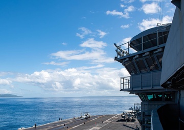 Theodore Roosevelt Transits San Bernardino Strait