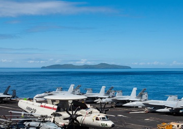 Theodore Roosevelt Transits San Bernardino Strait