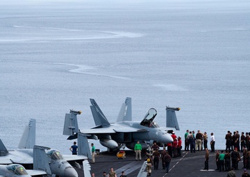 Theodore Roosevelt Transits San Bernardino Strait