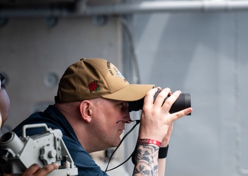 Theodore Roosevelt Transits San Bernardino Strait
