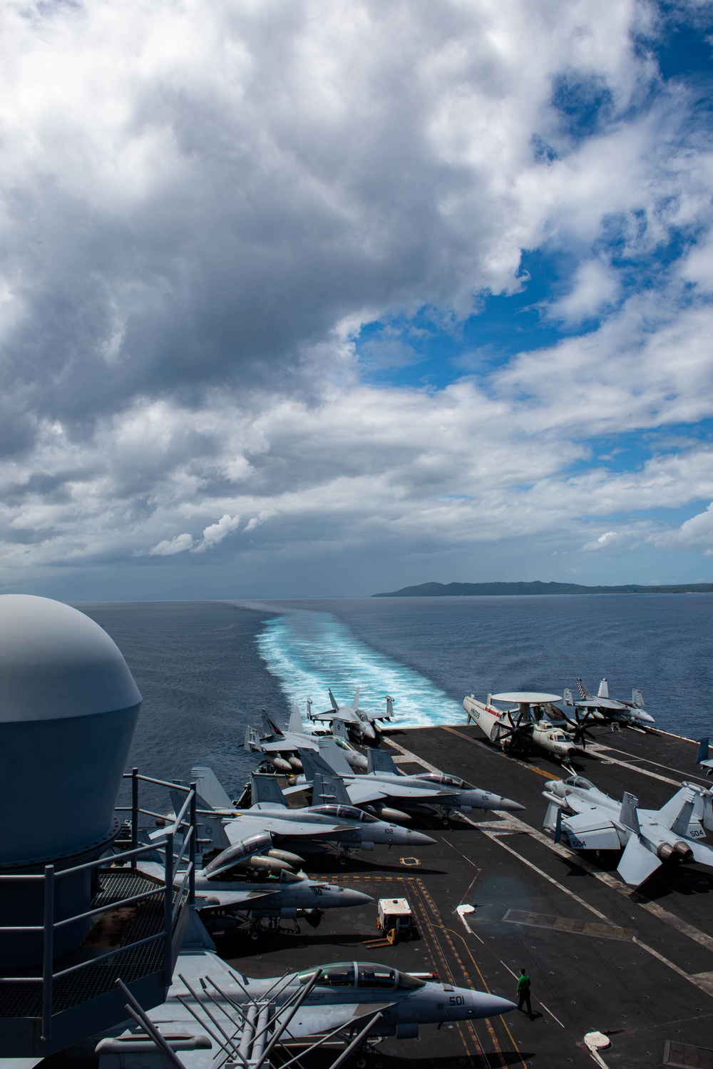 Theodore Roosevelt Transits San Bernardino Strait