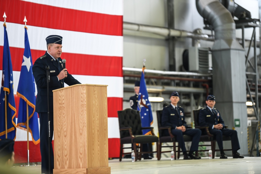 Third Air Force hosts change of command ceremony