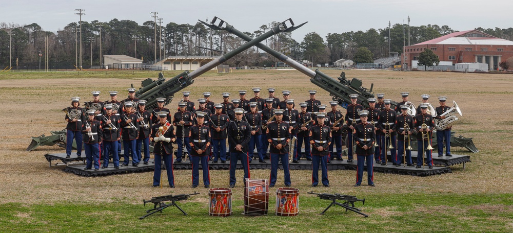 2d Marine Division Band Group photo