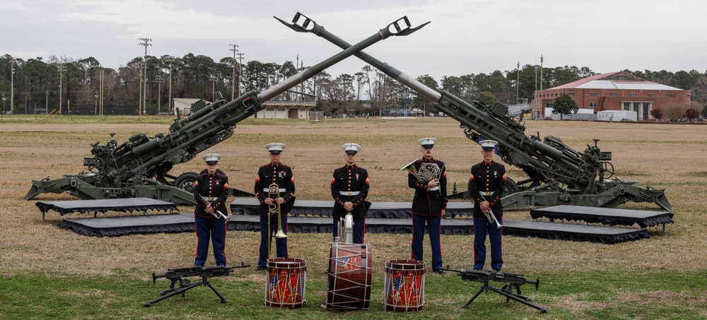 2d Marine Division Band Group photo