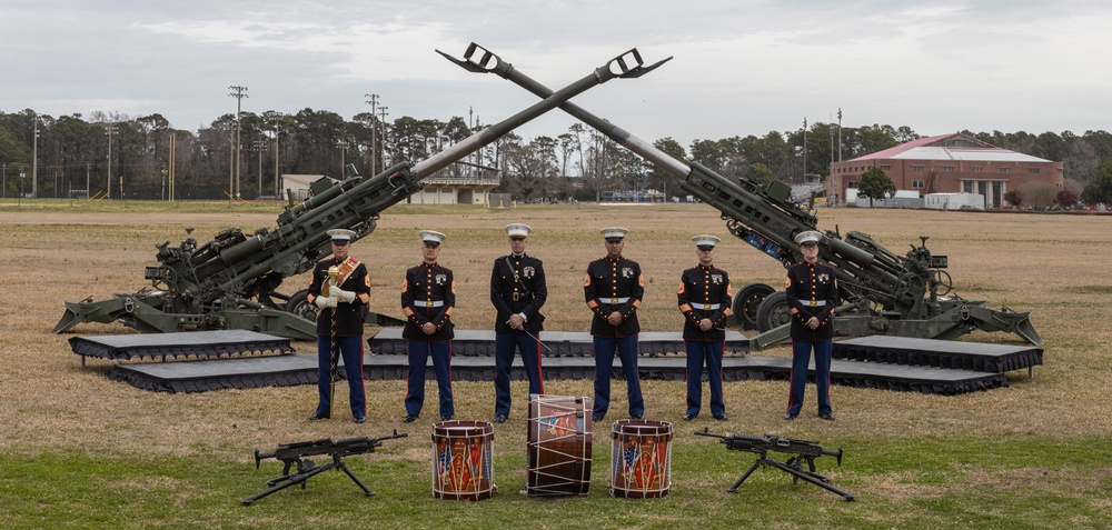 2d Marine Division Band Group photo
