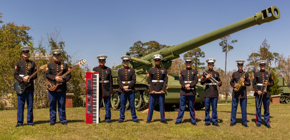 2d Marine Division Band Group photo