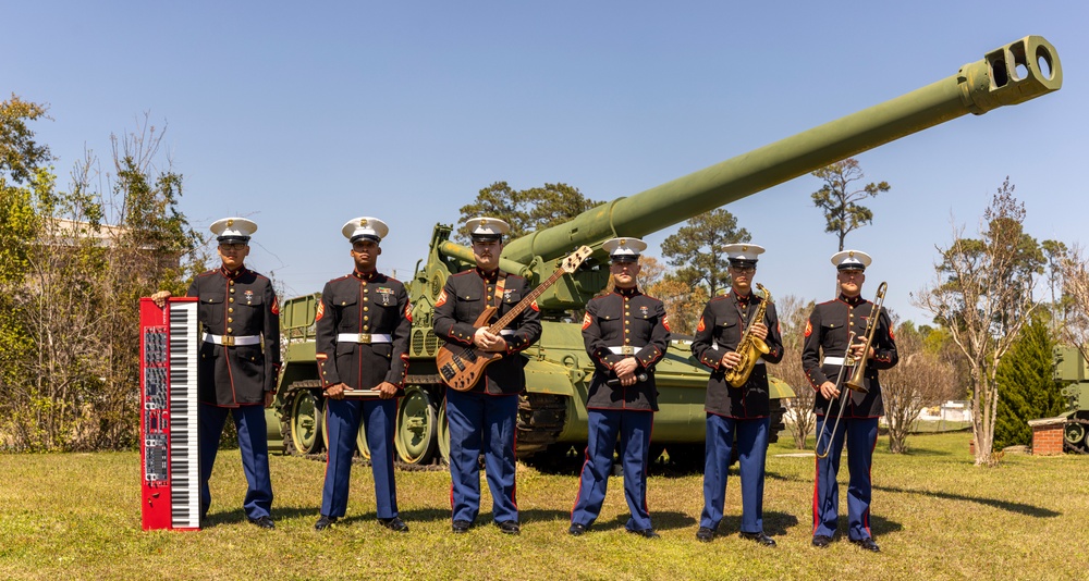 2d Marine Division Band Group photo