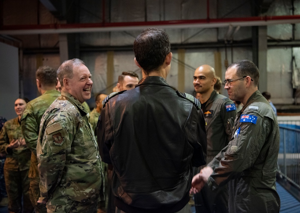 USAFE Commander meets with RAAF partners