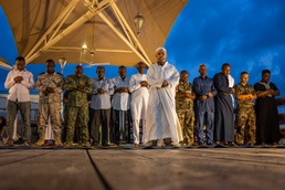 Camp Lemonnier Muslims, Supporters Share Iftar with French and Djiboutian Partners