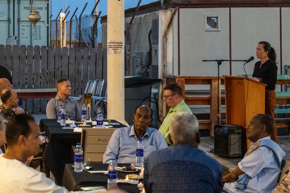 Camp Lemonnier Muslims, Supporters Share Iftar with French and Djiboutian Partners