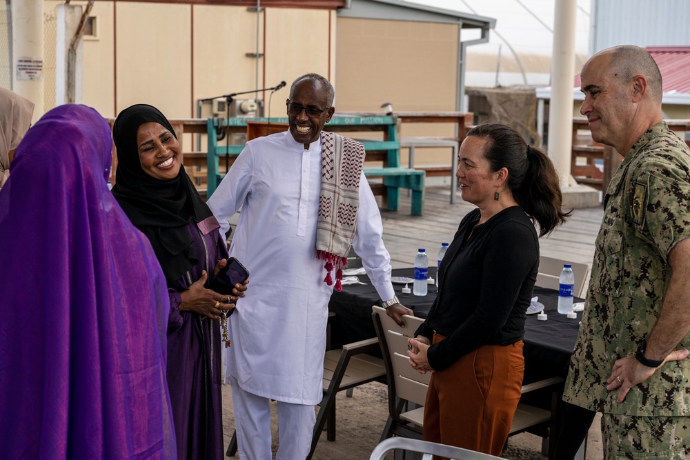 Camp Lemonnier Muslims, Supporters Share Iftar with French and Djiboutian Partners
