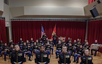 Marine Corps Band Captures Harmony in Group Portrait