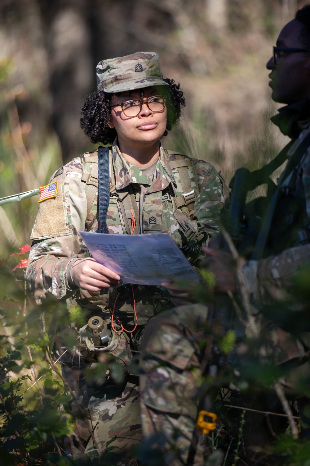 Army ROTC cadets conduct Lute Paratus field training exercise