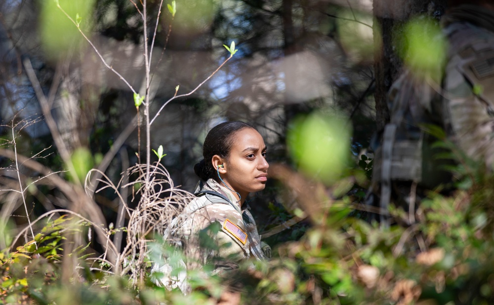 Army ROTC cadets conduct Lute Paratus field training exercise