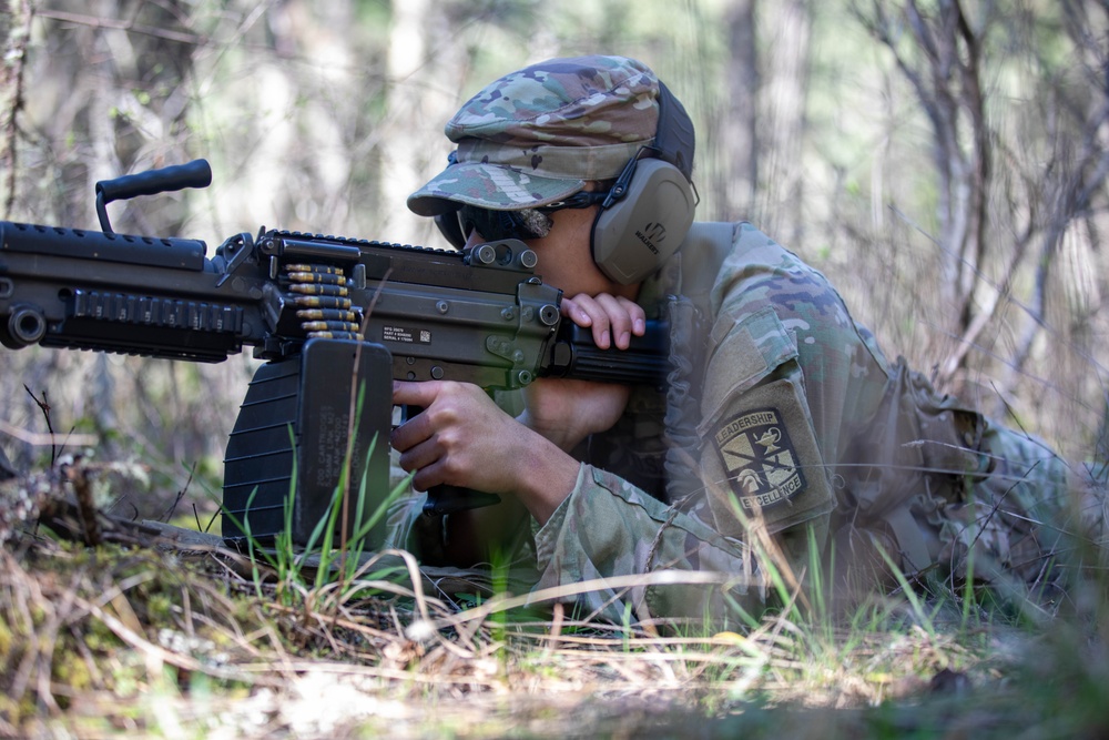 Army ROTC cadets conduct Lute Paratus field training exercise