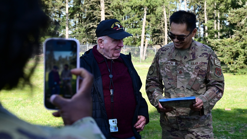 446th Mission Support Group photo, award celebration