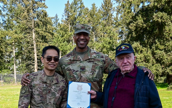 446 Mission Support Group photo, award celebration